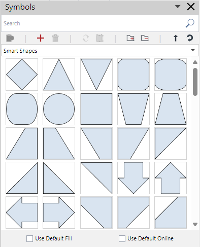 Symbols Pane Symbols Pane